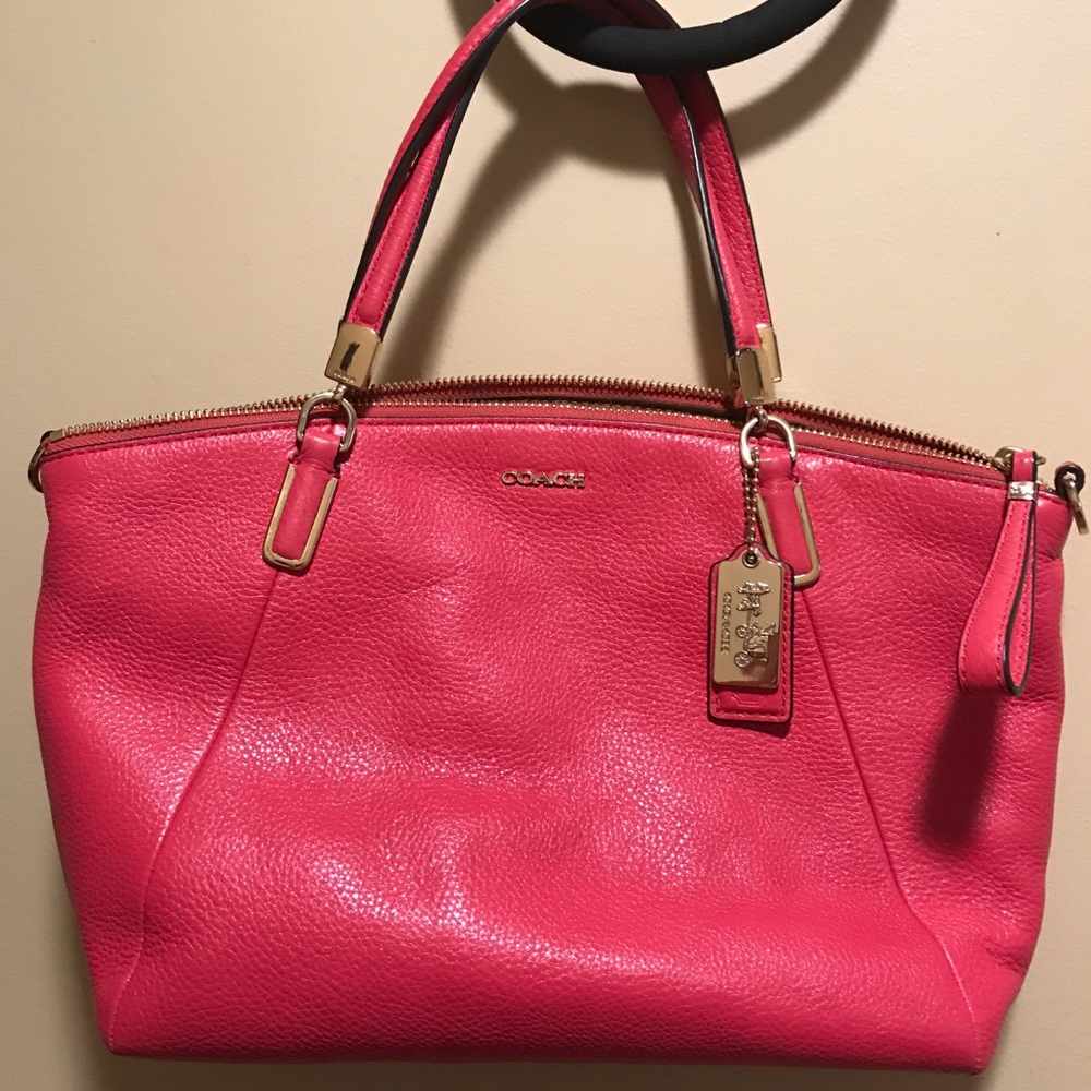 Coach leather purse